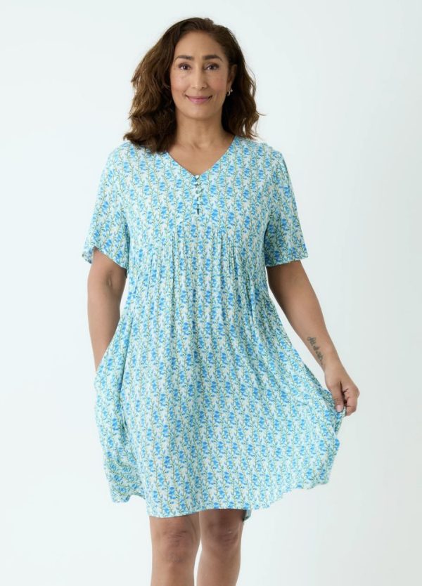 Kelly Floral Knee Length Dress - Image 5