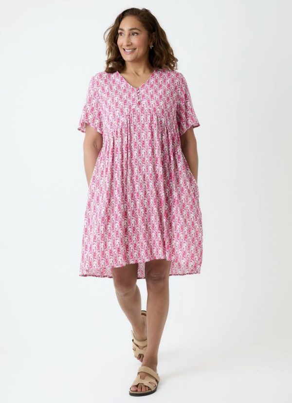 Kelly Floral Knee Length Dress