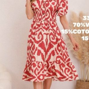 Marble Bardot Style Dress
