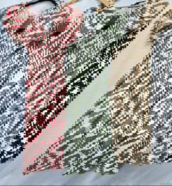 Marble Bardot Style Dress - Image 2