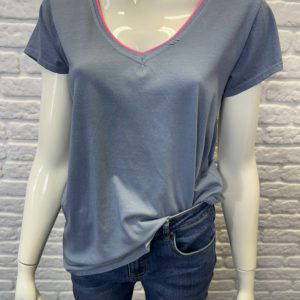 Lea Contrast Trim T-Shirt