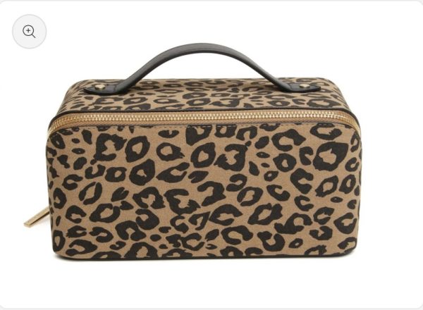 Alice Wheeler Dark Leopard Train Case - Image 2