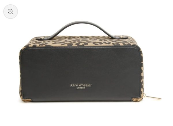 Alice Wheeler Dark Leopard Train Case - Image 3