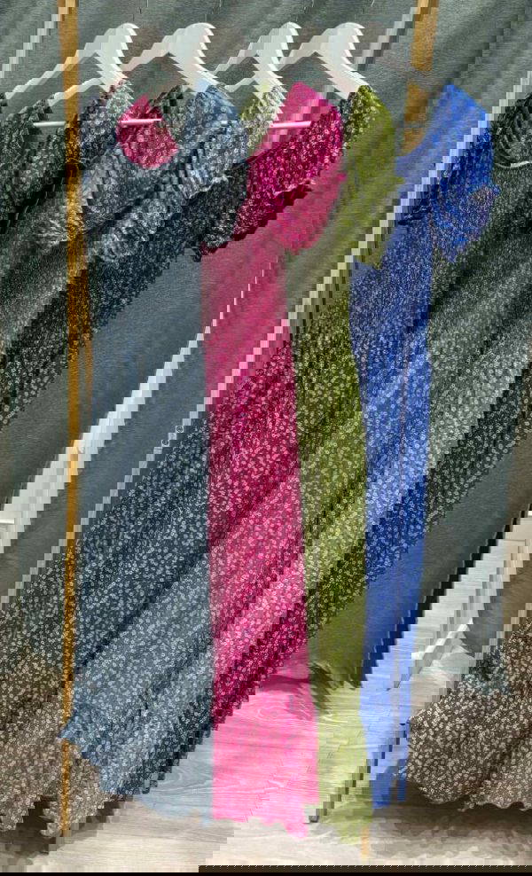 Rosa Shirred Maxi Dress - Image 2