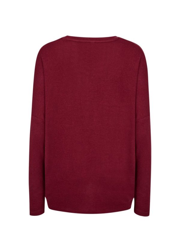 Soya Concept Dark Red Melange Biara 1 Top - Image 2