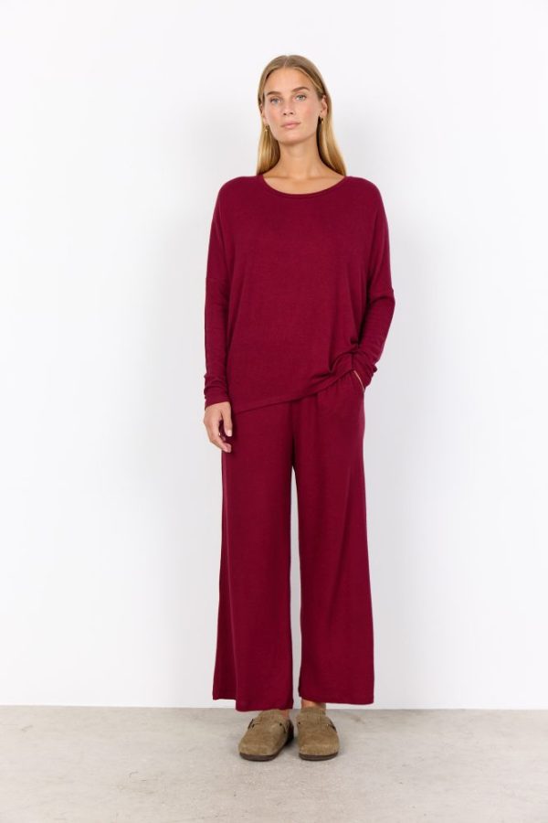 Soya Concept Dark Red Melange Biara 1 Top - Image 3