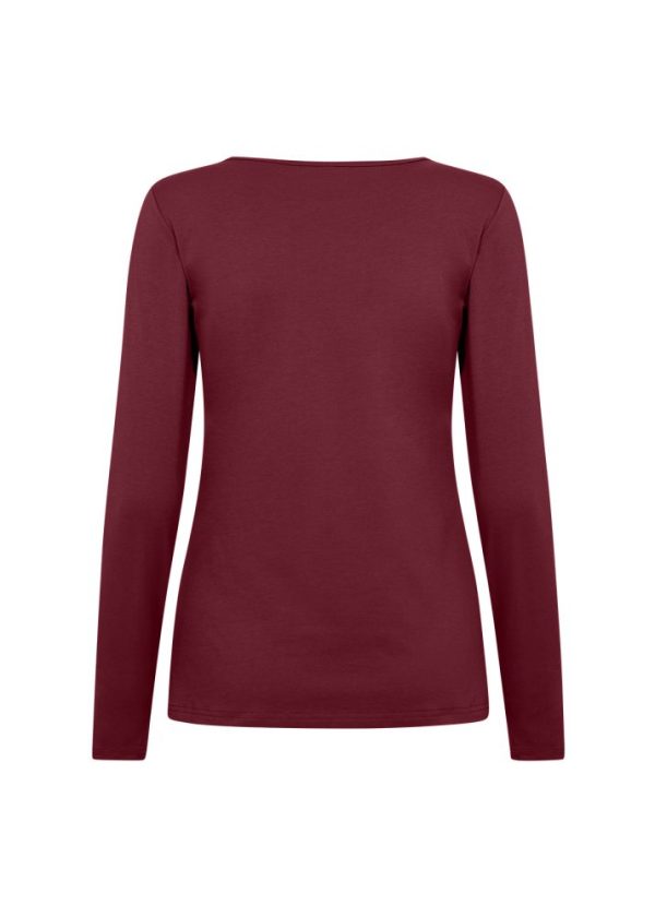 Soya Concept Dark Red Pylle 2 Top - Image 2