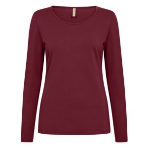 Soya Concept Dark Red Pylle 2 Top