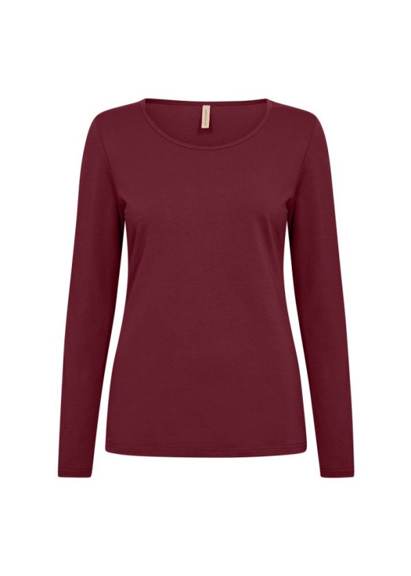 Soya Concept Dark Red Pylle 2 Top