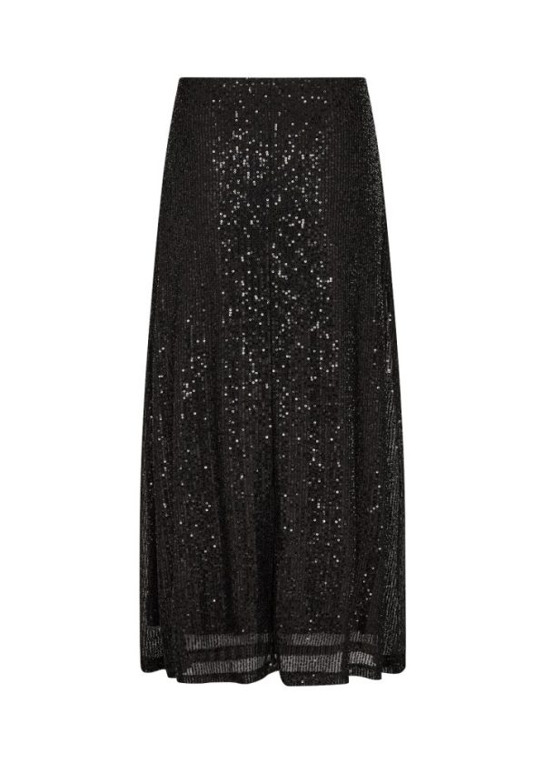Soya Concept Nanett 3 Black Sequin Skirt - Image 2