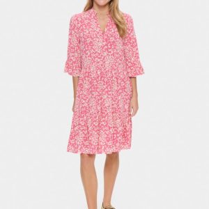 Saint Tropez Eda Dress - Fruit Dove Blooming