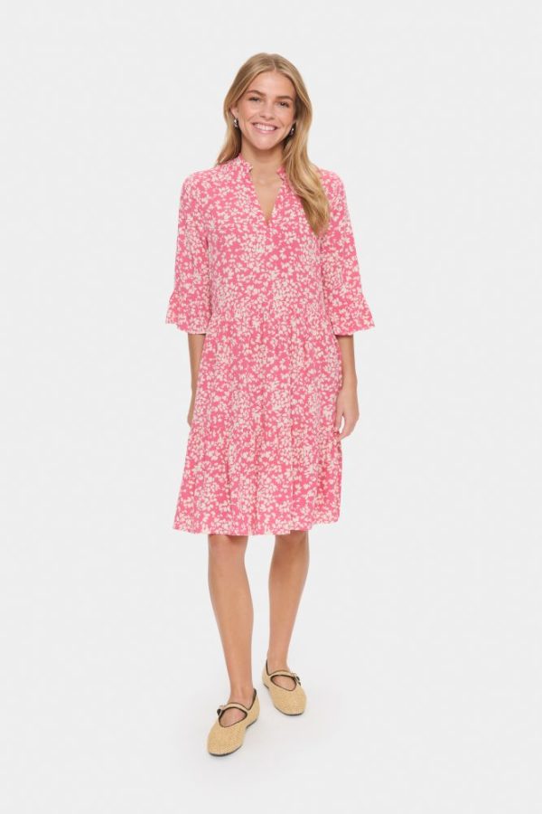 Saint Tropez Eda Dress - Fruit Dove Blooming