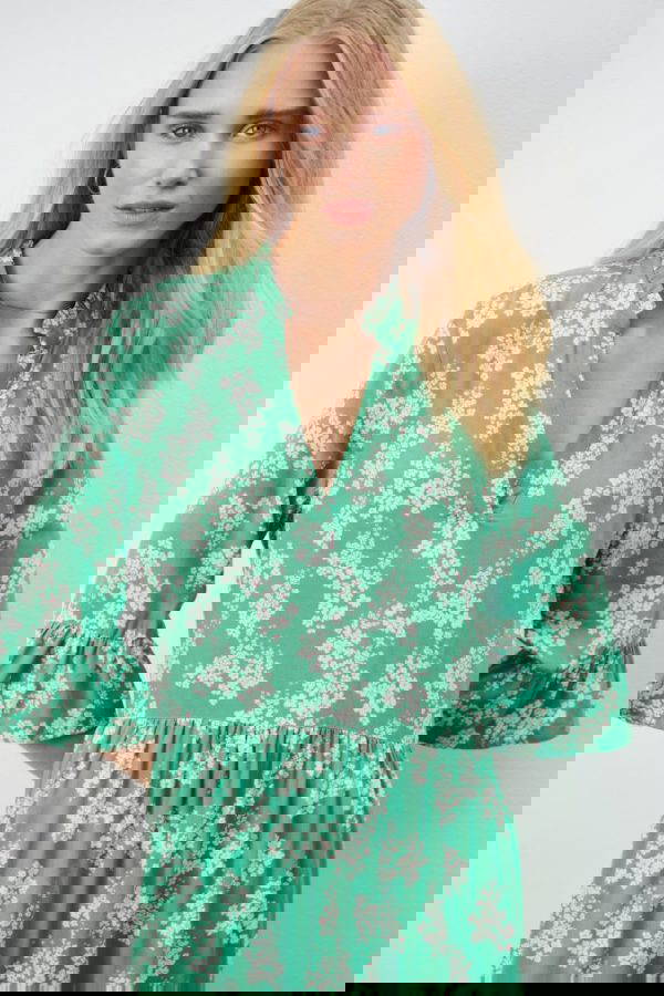 Saint Tropez Eda Dress - Greenbriar Flower - Image 2