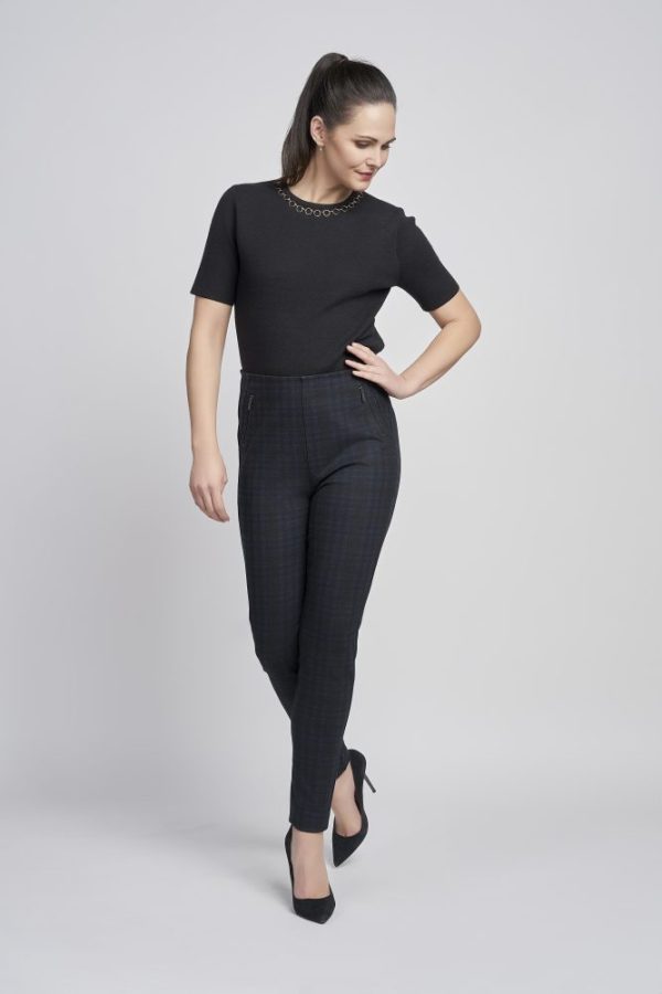 Pinns 420TS Sapphire Check Trousers
