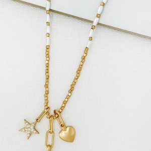 Envy 4516 Long Two Tone Necklace