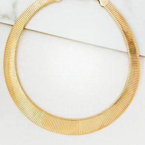Envy 4524 Short Necklace in gold & silver