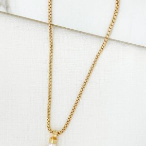 Envy 4545 Sunburst design short necklace