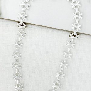 Envy 4557 Short Kiss Necklace in gold & silver