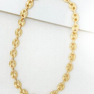 Envy 4575 Short Necklace in gold & silver