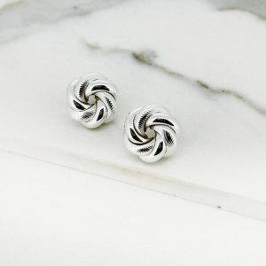 Envy 4591 Gold & Silver Stud earrings