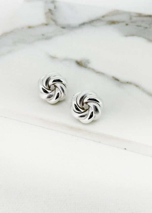 Envy 4591 Gold & Silver Stud earrings