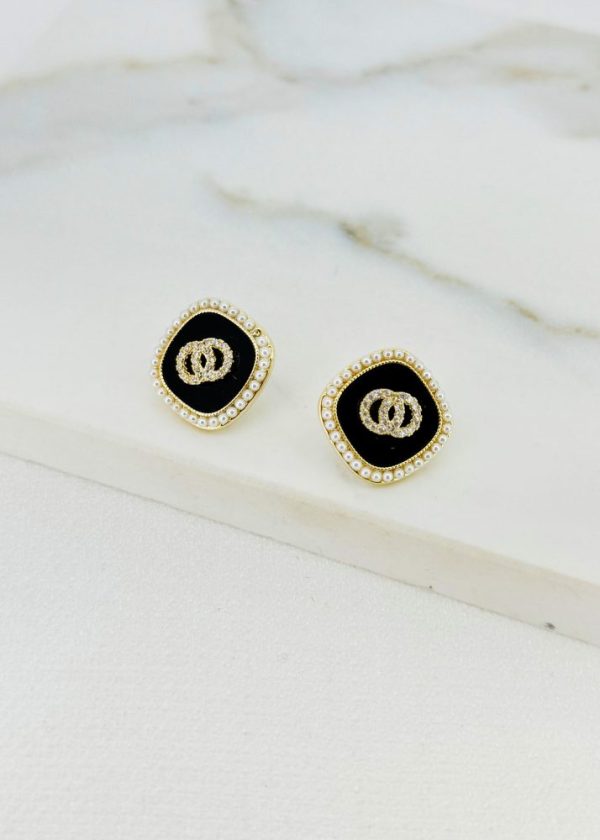 Envy 4626 Diamante Detail Earrings