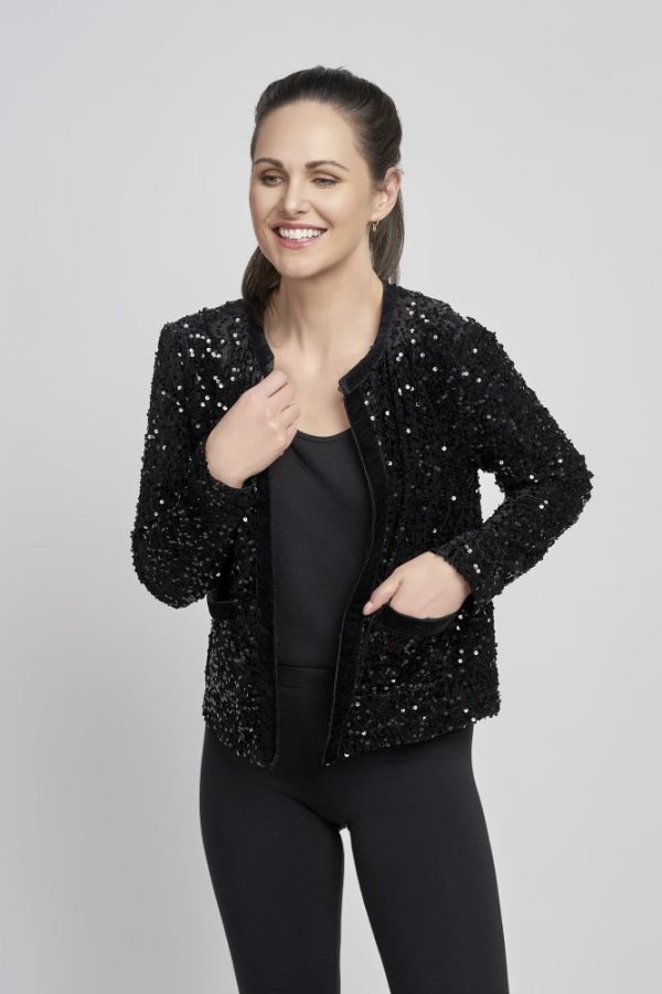 Pinns 699JK Black Sequin Jacket - Image 3
