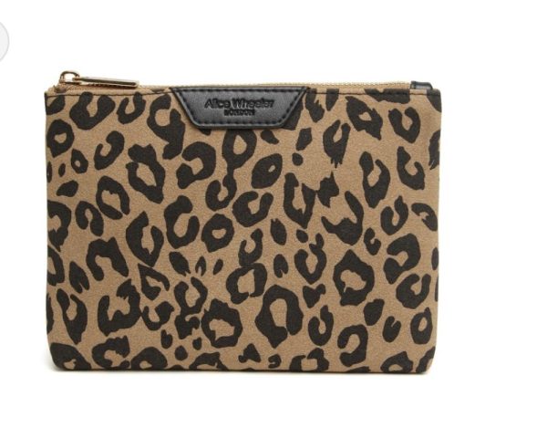 Alice Wheeler Leopard Print Pouch