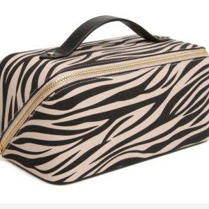 Alice Wheeler Zebra Train Case