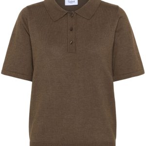 Saint Tropez Mila Fondue Fudge Polo Pullover