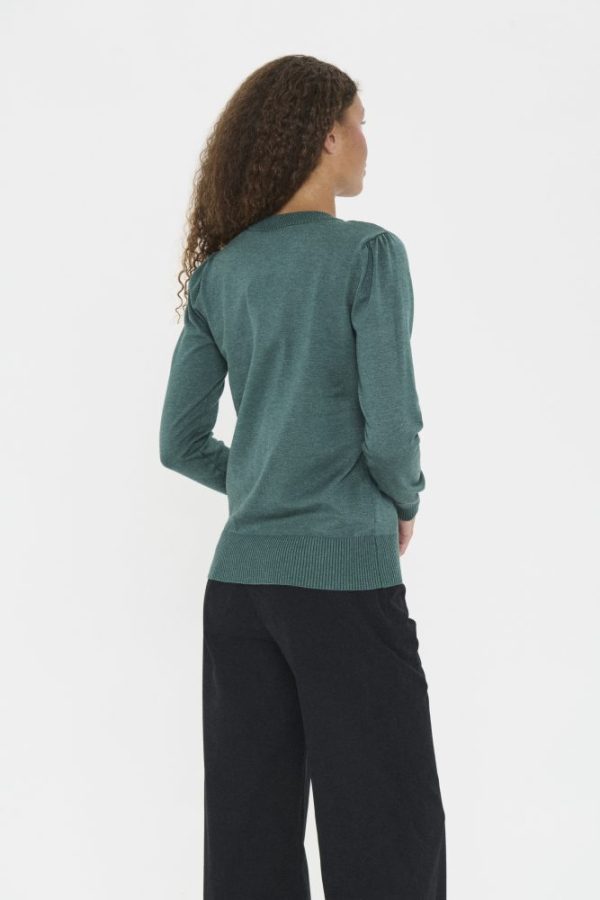 Saint Tropez Mila June Bug Melange Jumper - Image 2