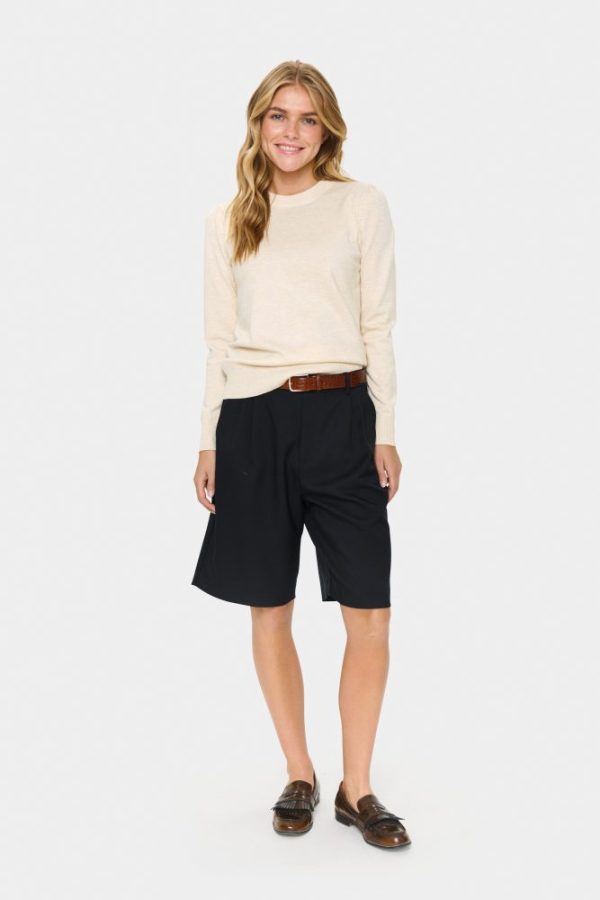 Saint Tropez Mila Brown Rice Melange Pullover - Image 6