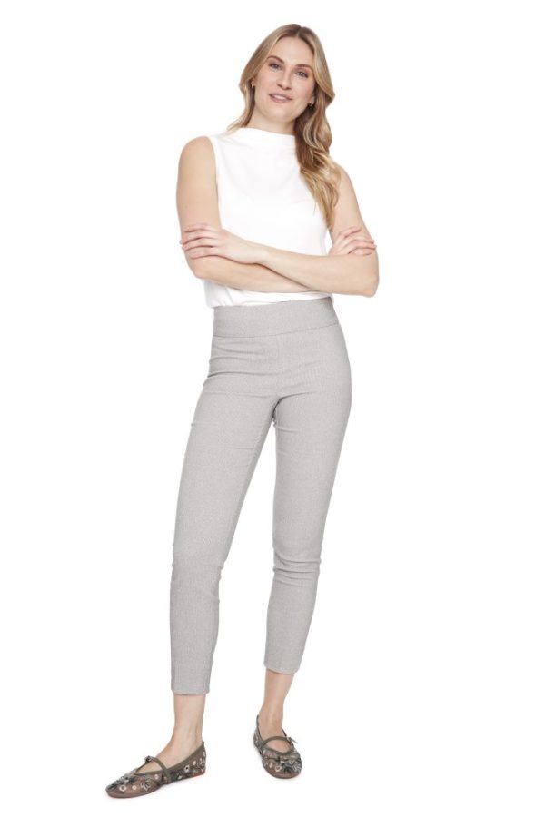 UpPants Beige Textured Techno Trousers