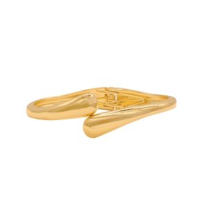 4507 Gold Teardrop Bangle