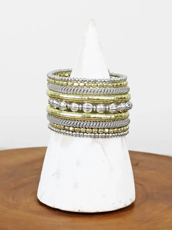 6504 Two Tone Spiral Cuff - Image 2