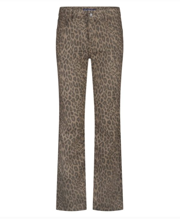 Red Button Kim Leopard Jeans 30" Leg - Image 3