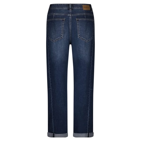 Red Button Caitlin Sidepatch Dark Stone Used Jeans - Image 3