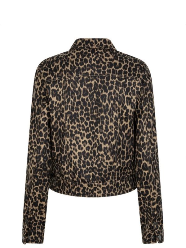 Red Button Leopard Jacket - Image 3