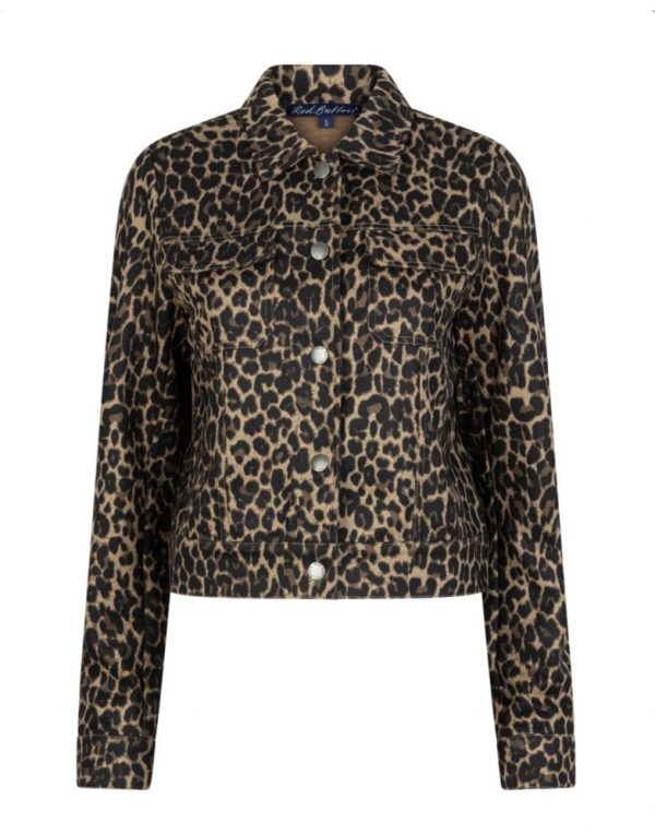 Red Button Leopard Jacket - Image 2