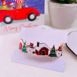 2281 Xmas Enamel Stretchy Bracelet