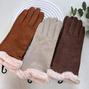 Dune Faux Fur Trim Gloves
