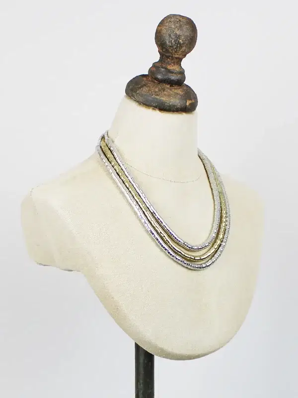 1506 Three Strand Snake Necklace - Image 2