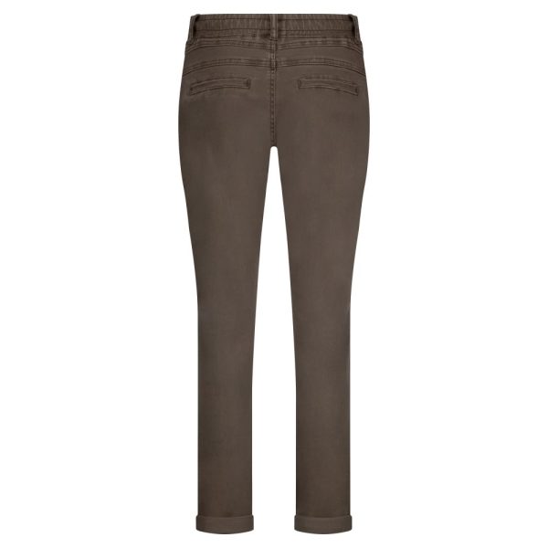 Red Button Tessy Slubtwill Trousers - Image 4
