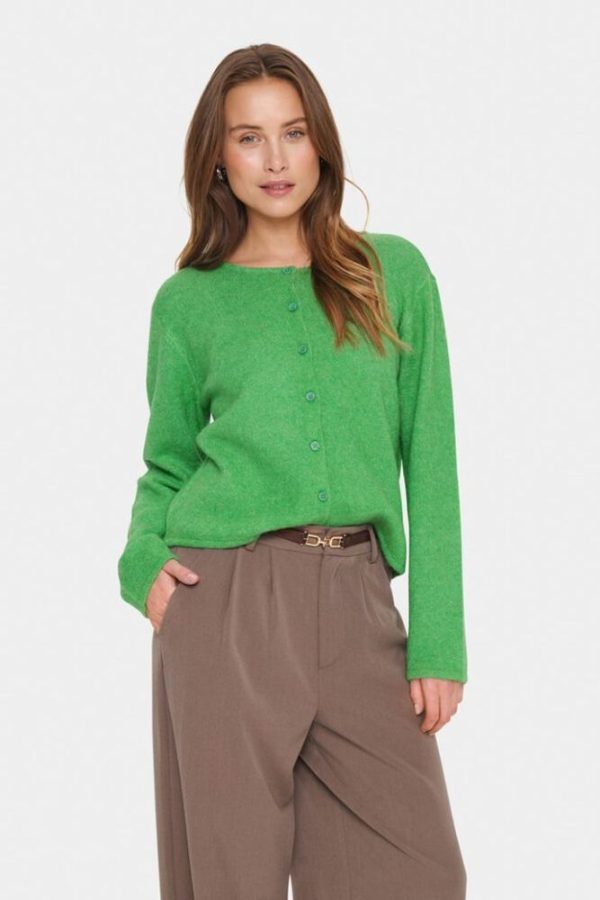 Saint Tropez Larna Green Cardigan