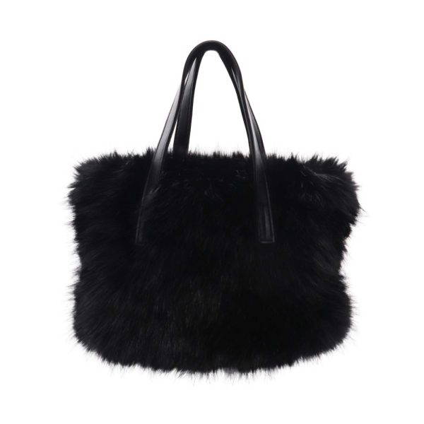 7912 Small Faux Fur Handbag - Image 3