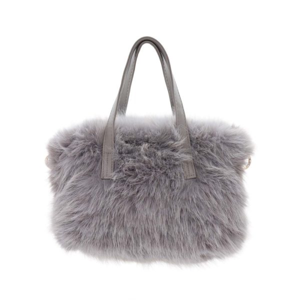 7912 Small Faux Fur Handbag - Image 2
