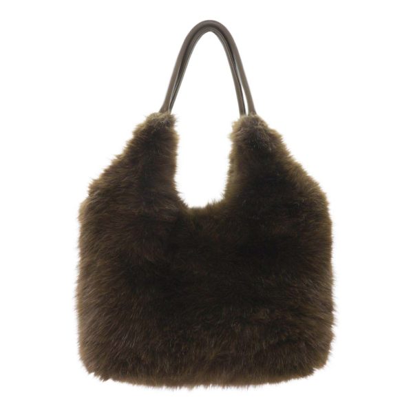 8929 Large Faux Fur Handbag