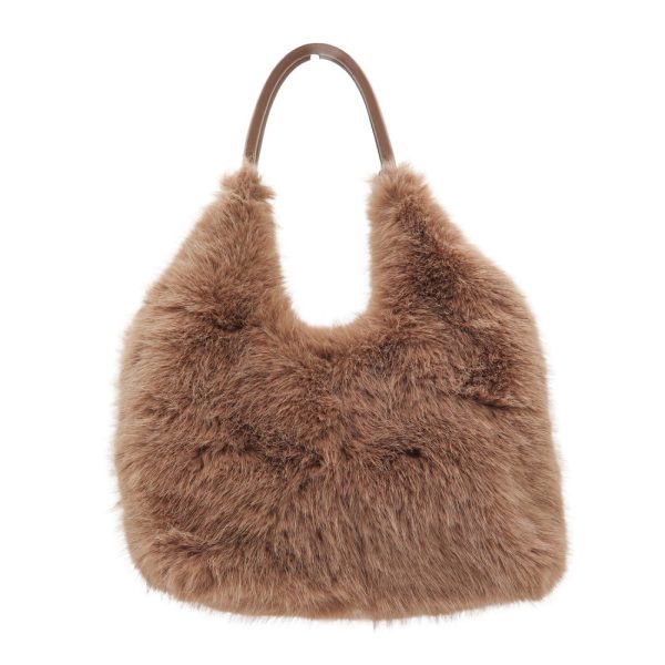 8929 Large Faux Fur Handbag - Image 2
