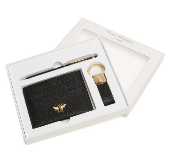 Alice Wheeler Bow Gift Set of Card Holder, Key Ring and Pen - Image 2