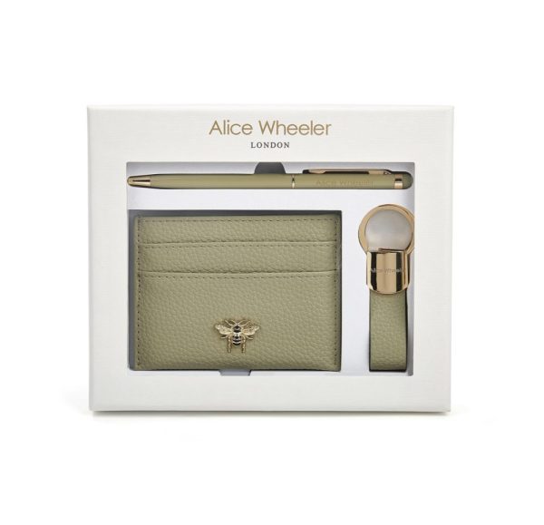 Alice Wheeler Bow Gift Set of Card Holder, Key Ring and Pen - Image 6